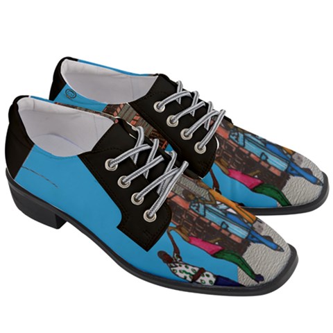 Women Heeled Oxford Shoes 