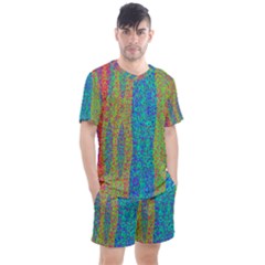 Men s Mesh T-Shirt and Shorts Set
