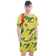 Men s Mesh T-Shirt and Shorts Set
