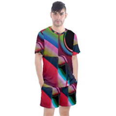 Men s Mesh T-Shirt and Shorts Set