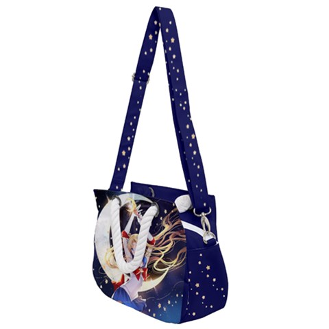Rope Handles Shoulder Strap Bag 