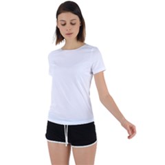 Back Circle Cutout Sports T-Shirt