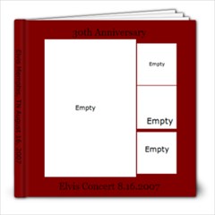Elvis Concert - 8x8 Photo Book (20 pages)