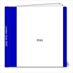 London June 2003 - 8x8 Photo Book (20 pages)