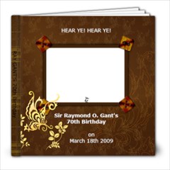 DAD 70th Birthday - 8x8 Photo Book (20 pages)