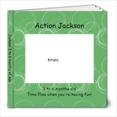 Jackson 3 - 6 months - 8x8 Photo Book (20 pages)
