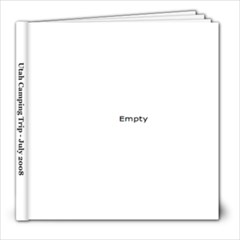Utah Camping Trip - July 2008 - 8x8 Photo Book (20 pages)