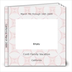 California March 2009 - 8x8 Photo Book (20 pages)