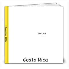 costa rica - 8x8 Photo Book (20 pages)