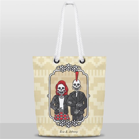 Full Print Rope Handle Tote (Small) 