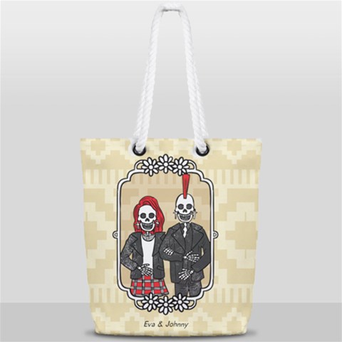 Full Print Rope Handle Tote (Small) 