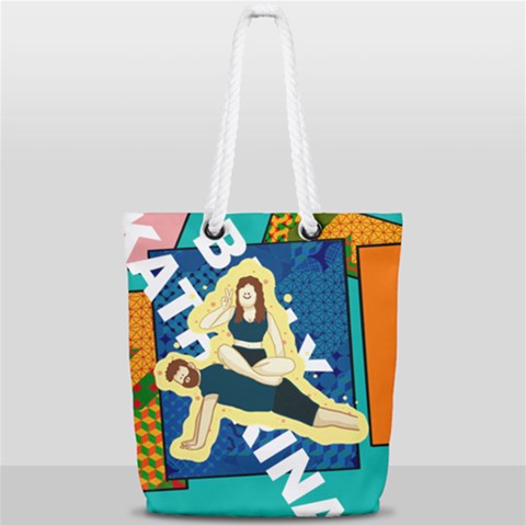 Full Print Rope Handle Tote (Small) 