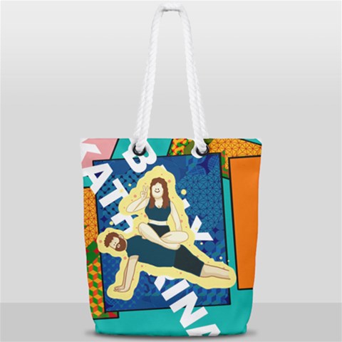 Full Print Rope Handle Tote (Small) 