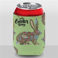 Personalized Happy Easter Day Bunny Rabbit Name - Can Cooler Personalized Happy Easter Day Bunny Rabbit Name - Can Cooler