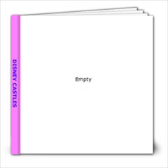 DISNEY CASTLES - 8x8 Photo Book (20 pages)