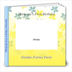 Harmonys 1st Birthday - 8x8 Photo Book (20 pages)