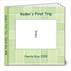Kaden s First Trip - 8x8 Photo Book (20 pages)