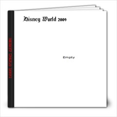 Disney World 2009 - 8x8 Photo Book (20 pages)