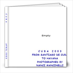 CUBA - 8x8 Photo Book (39 pages)