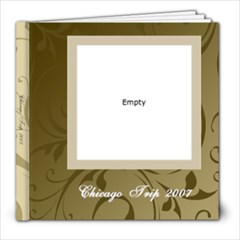 Elegant Brown And Cream Swirls Photo Book