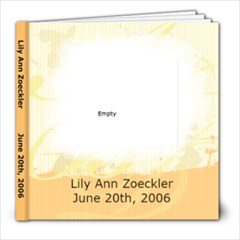 Little Lily Bug - 8x8 Photo Book (20 pages)