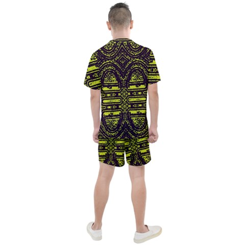 Men s Mesh T-Shirt and Shorts Set 
