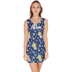 Personalized Oil Painting Name - Bodycon Dress Personalized Oil Painting Name - Bodycon Dress