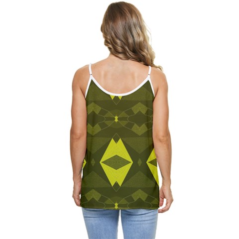 Casual Spaghetti Strap Chiffon Top 