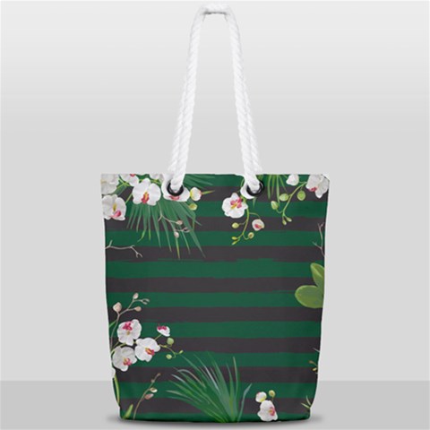 Full Print Rope Handle Tote (Small) 