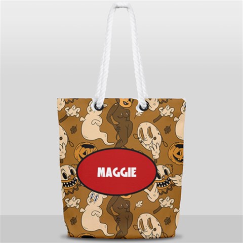 Full Print Rope Handle Tote (Small) 