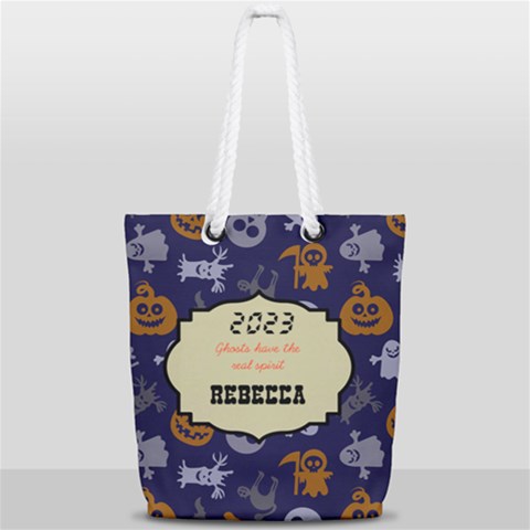 Full Print Rope Handle Tote (Small) 