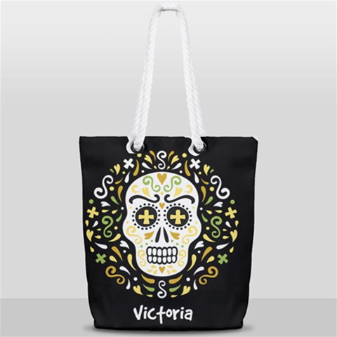Full Print Rope Handle Tote (Small) 