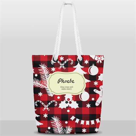 Full Print Rope Handle Tote (Small) 