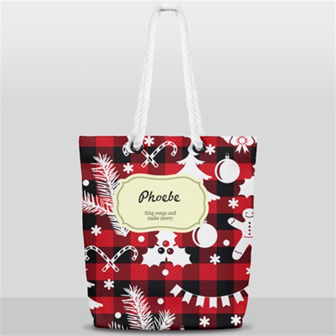 Full Print Rope Handle Tote (Small) 