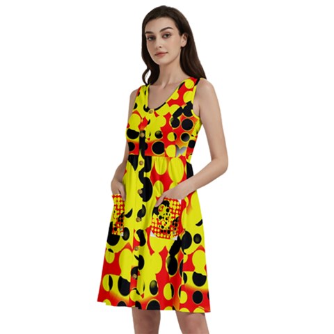 Sleeveless Dress With Pocket 
