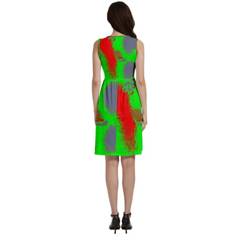 Sleeveless Dress With Pocket 