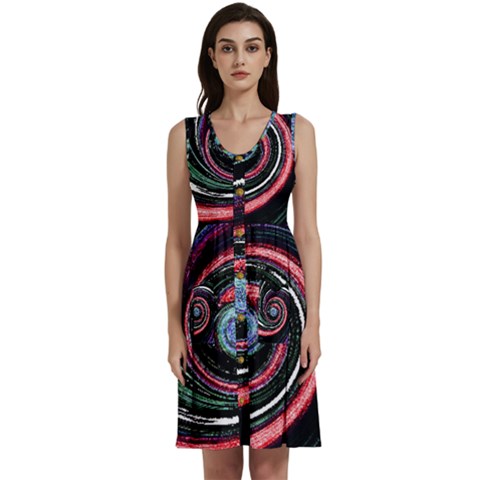 Sleeveless Dress With Pocket 