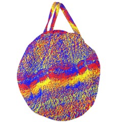 Giant Round Zipper Tote