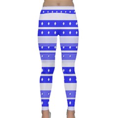 Blue Yoga Leggings  - Classic Yoga Leggings