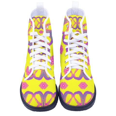 Men s High-Top Canvas Sneakers 