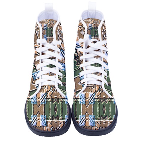 Men s High-Top Canvas Sneakers 