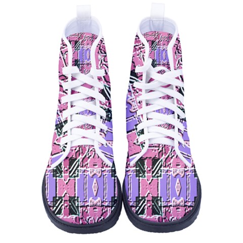 Men s High-Top Canvas Sneakers 