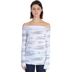 Ktop - Off Shoulder Long Sleeve Top
