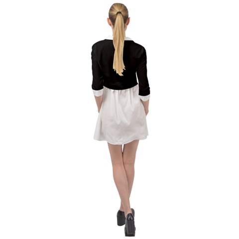 Mini Skater Shirt Dress 