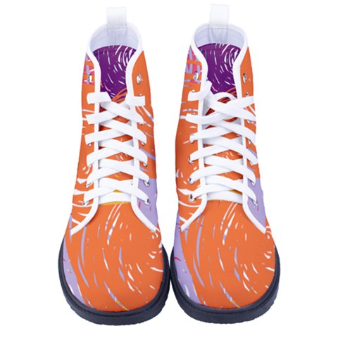 Men s High-Top Canvas Sneakers 