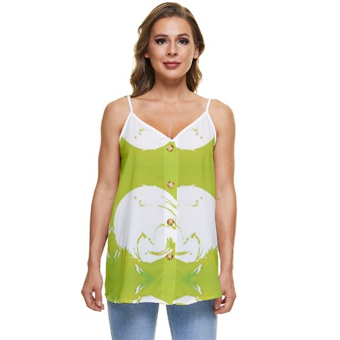 Casual Spaghetti Strap Chiffon Top 