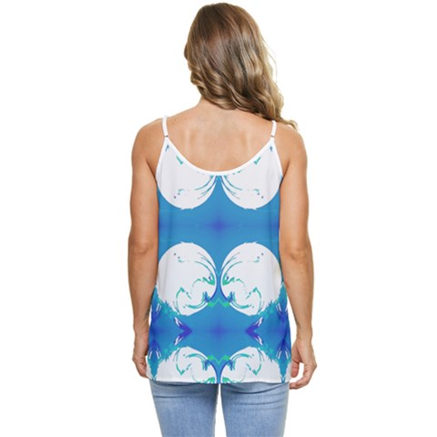 Casual Spaghetti Strap Chiffon Top 