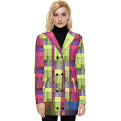 Button Up Hooded Coat 
