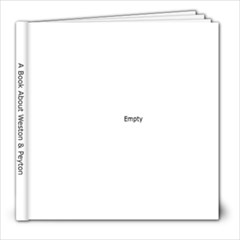A Book About Weston and Peyton - 8x8 Photo Book (20 pages)