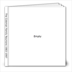 Coleman Family Reunions 1983-1997 - 8x8 Photo Book (20 pages)